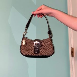 small coach hand bag